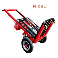 W 200/300KG chariot élévateur semi-électrique/entièrement électrique chariot élévateur à fourche domestique empileur pliable stockage main ascenseur manuel chariot empileur de palettes