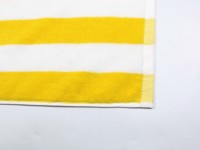 Jacquard Knitted Towels Stripe 100% Cotton Spa Face and Bath Linens Telas De Algodon Towel Luxury Heavy Jacquard Beach Towel