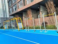 Équipement de fitness extérieur agréable pour les enfants, résistant, durable et écologique, idéal pour les exercices et les divertissements en parc