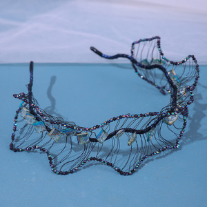 Diadema de diamantes de imitación con lentejuelas de buena calidad, Perla fina, tocado de boda de lujo, diademas nupciales - Product Image 3