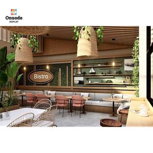 Kiosco de Café de Lujo Personalizado, Ecológico y de Alta Calidad |   Pantalla LED Moderna para Cafetería |   Muebles para Cafetería Llave en Mano - Product Image 5