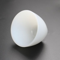 Niedlich gestaltete weiße Jade glass chale Langlebige Glas becher für Kaffee Tee Bier und Getränke Ideales Geschenk