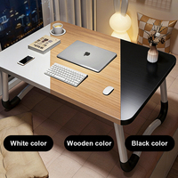 Bureau d'ordinateur portable pliable personnalisable 60 * 40 cm, bureau portable pour lit, dortoir étudiant, bureau à domicile, bureau paresseux