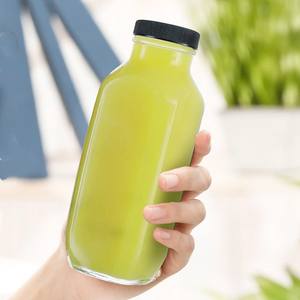 Botella de Vidrio de 250, 350 y 500 ml a <span class=keywords><strong>Precio</strong></span> Económico para Jugo de Coco, Leche Japonesa, Bebidas Calientes, Artículos para Fiestas con Tapa de Plástico - Product Image 3