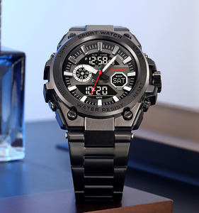 SKMEI 2416, venta al por mayor, relojes electrónicos multifuncionales de choque, relojes de pulsera para Hombre, reloj deportivo analógico Digital resistente al agua - Product Image 2