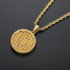 JINSE Leo <strong>Constel</strong> Lation Pendant <strong>Necklace</strong> Men's Gold Color Micro Pave Bling Zircon Charm <strong>Necklace</strong> Free Rope Chain Hiphop Jewelry - Product Image 5