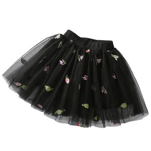 Fábrica profesional Niñas verano mini falda plátano piña decoración malla tutú falda - Product Image 2