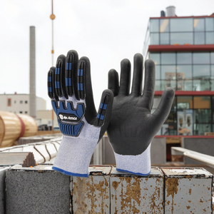 NMsafety Micro Foam <strong>Nitrile</strong> Coated <strong>Gloves</strong> Winter <strong>for</strong> Men ANSI A5 Cut Resistant <strong>Gloves</strong> Supplies Oil Field <strong>Gloves</strong> - Product Image 2
