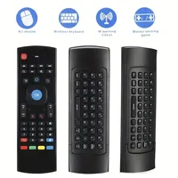 MX3 Keyboard Remote pengganti nirkabel USB, Mouse Remote multifungsi 2.4G cocok untuk Android TV Box PC