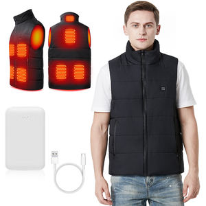 Rompi Pria hangat 8 zona pemanas, rompi pria dengan kontrol suhu baterai isi ulang musim dingin - Product Image 2