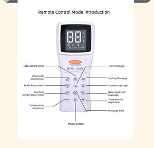 Baño de Pies Eléctrico de Desintoxicación con Calentamiento a Temperatura Constante, Masaje, Luces de Desinfección y Ruedas Móviles - Product Image 5