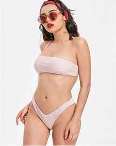 Última moda personalizada sexy bikini desnudo solo hombro honda micro tanga brasileña mujeres traje de baño bikini beachwear 201 - Product Image 1
