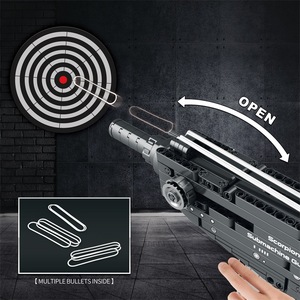 Reobrix - Modelo de Bloques de Construcción de Pistola Subametralladora Scorpion 77029, Juguete Educativo para Niños de 8 a 13 Años, 400-800 Piezas - Product Image 4