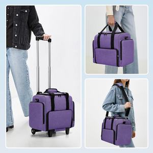 <span class=keywords><strong>Chariot</strong></span> de transport médical sur roulettes personnalisable en usine, avec fermeture éclair, 3 pochettes intérieures amovibles et organiseur de pilules détachable - Product Image 5