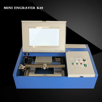 Máquina de Fabricación de Sellos de Goma con Láser de CO2 de 300*200 mm, 40w 50w, y Máquina de Grabado de Cristal Fotográfico 3D