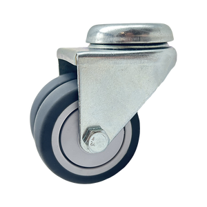 VIMA Doppel rollen 2 Zoll Lenk rolle Brems rad Universal TPR Großhandels preis Tragfähigkeit 50kg Möbel Stuhl rolle - Product Image 2