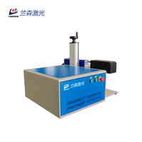 Machine de marquage laser à fibre 3D refroidie par air 100W pour lettres arabes sur claviers, ordinateurs et applications plastiques