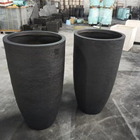 Jardinière d'extérieur blanche de style classique, en résine de fibre de verre, pour la maison et le jardin, avec trou de drainage, écologique et durable