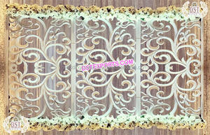 South Indian Wedding Lotus Shape Backdrop Designer Fiber Backdrop Wedding <b>Prop</b> Indian Wedding <b>Stage</b> Fiber Backdrop - Product Image 3