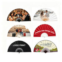 Éventail pliant en bois avec logo personnalisé, élégant, en satin polyester, pour mariage, souvenir pour invités, cadeau pour fête de mariage en extérieur