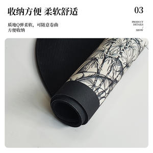 Alfombra de Baño con Diseño de Follaje, Rectangular, Antideslizante, para Uso Doméstico - Product Image 4