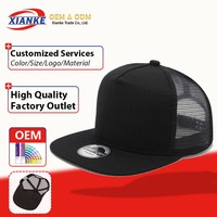 Topi Bisbol Kanvas Bordir Custom OEM X&K 2026 Gaya Vintage 5 Panel Snapback Gorras Topi Trucker Custom