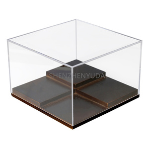 กล่องไม้เบสบอลฐานแสดงเบสบอล4ลูกป้องกันรังสียูวีกล่องอะคริลิคของที่ระลึก - Product Image 2
