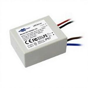 Convertisseur LED Glacial Power HS08N-11C 8W 680mA monocanal AC/DC, étanche IP67, garantie 3 ans, entrée 220V - Product Image 1