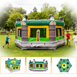 เกมกีฬาเป่าลมเชิงพาณิชย์ เกมตีตัวตุ่นเป่าลมขนาดใหญ่ สีสันสดใส สำหรับเด็กและผู้ใหญ่ - Product Image 4