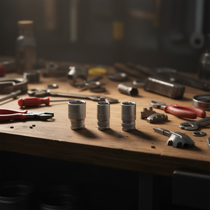 Clé à douille hexagonale Fervi, série normale, jeu de 6 mm, 8 mm, 10 mm - Product Image 3