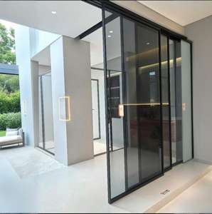 Sistem pintu ayunan kaca aluminium Modern, dengan isolasi termal kedap suara dan untuk penggunaan eksterior kamar tidur ruang tamu - Product Image 1