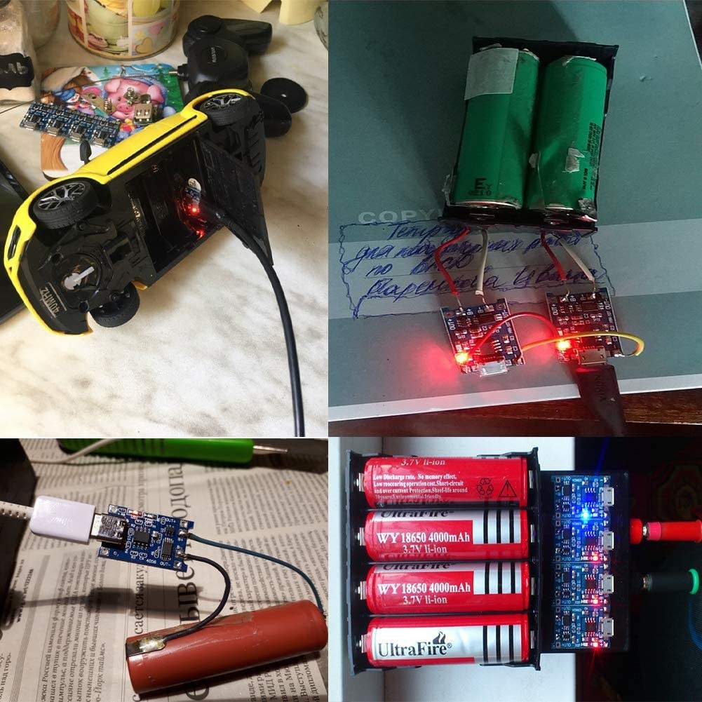 Hailege 10pcs 5V 1A 18650 Batterie Au Lithium Carte De Charge