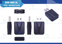 Adaptateur CarPlay sans fil 4 en 1, AirPlay, Miracast, écran partagé, plug and play, connexion rapide, lecteur multimédia automobile, dongle
