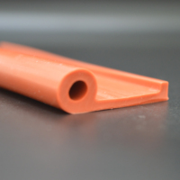 Bande d'étanchéité en silicone à profil spécial, joint extrudé, bande de calfeutrage souple profilée pour panneaux de portes et fenêtres