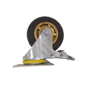 <span class=keywords><strong>5</strong></span> Zoll Industrie möbel Rad Feste schwere Gummi rollen Werkbank Trolley Rollen - Product Image 3