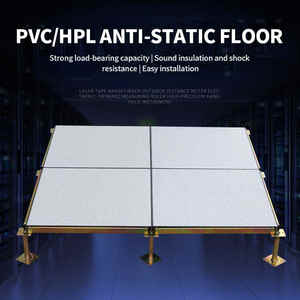 Baldosas elevadas impermeables Suelo elevado de Pvc Sistema de perfil bajo Suelo antiestático para sala de ordenadores o servidores - Product Image 3