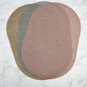 แผ่นรองจานทรงวงรีทำจากพลาสติกเป็นมิตรกับสิ่งแวดล้อมแผ่นรองจานทรงรีที่ทันสมัยน้ำหนักเบาสำหรับโต๊ะในครัว - Product Image 5