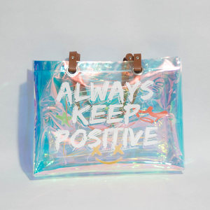 Sac fourre-tout <span class=keywords><strong>de</strong></span> luxe en PVC, sac cadeau haut <span class=keywords><strong>de</strong></span> gamme avec logo imprimé, sac à bandoulière en PVC pour femme, sac <span class=keywords><strong>de</strong></span> plage <span class=keywords><strong>de</strong></span> voyage pour femme avec logo en relief – Grande Vente - Product Image 4