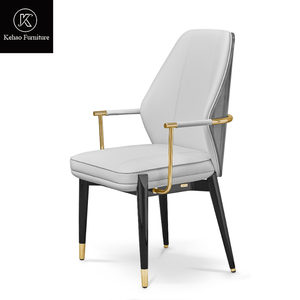 Sedia da Pranzo di Lusso Personalizzata con Impiallacciatura <span class=keywords><strong>in</strong></span> Radica, Telaio Dorato e <span class=keywords><strong>Seduta</strong></span> <span class=keywords><strong>in</strong></span> Pelle, Sedia da Pranzo di Design di Alta Gamma <span class=keywords><strong>per</strong></span> Arredamento di Ville e Mansioni - Product Image 2