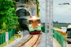 Base de présentation pour train miniature HO échelle 1:87, scène de chemin de fer électrique chinois du <span class=keywords><strong>Sud</strong></span>-<span class=keywords><strong>Ouest</strong></span>, 140x40cm - Product Image 4