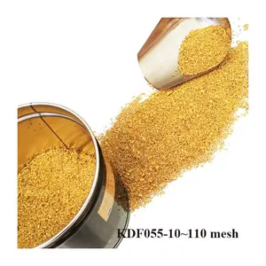 مواد KaiDeFei 10-110 Meshes KDF055 للتصفية المائية مصنوعة من سبيكة عالية الفعالية لإزالة مخلفات الكلورين