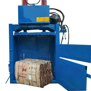 Plastic baler/plastic bottle baling press machine/automatic horizontal plastic baler