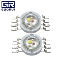 Puces LED GUORUI multi-puces Epistar 45mil 1W 3W 5W 8W 12W Pleine couleur 4, 6 ou 8 broches RGB RGBW RGBWW Puces LED haute puissance