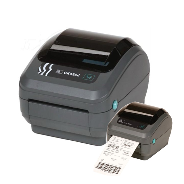 New Original Zebra GK420D  GK420T Impresora Thermal Desktop Imprimante 203dpi 4*6inch Barcode Label Printer USB Interface
