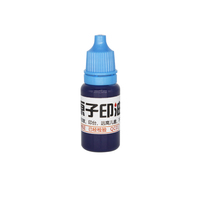 Encre de recharge pour tampon anti-contrefaçon, à base d'huile, longue durée, multicolore, 10 ml, pour bureau et finance, imperméable et à séchage rapide