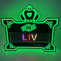 Panneau d'affichage à LED défilant programmable APP panneau d'affichage LOGO personnalisé présentateur de bouteille écran VIP pour discothèque salon