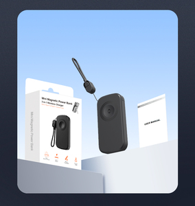 Chargeur portable CE ROHS Mini avec logo personnalisé OEM, charge rapide, Power Bank 5000 mAh avec câble Type C intégré pour <span class=keywords><strong>iPhone</strong></span> - Product Image 5