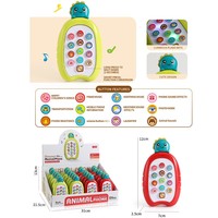 Téléphone musical éducatif multifonctionnel en forme de lapin mignon pour bébés de 0 à 1 an - Nouveauté transfrontalière