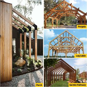 Support de poteau en bois robuste pour bricolage 30 °   Supports de toit de pergola en L inclinés à 2 voies pour pavillon, véranda, terrasse - Product Image 2