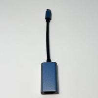 Adaptador Tipo-C para Duplicación de Pantalla 4K HD, Cable Corto, Salida Simultánea de Audio y Video para Teléfonos y Computadoras, Cobre